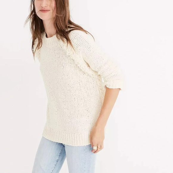 Madewell Loop-Edge Pullover Sweater Size Small - Picture 5 of 7